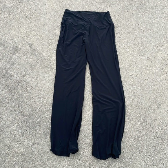 Norma Kamali Straight Leg Pants Go Black XL READ - Picture 5 of 5